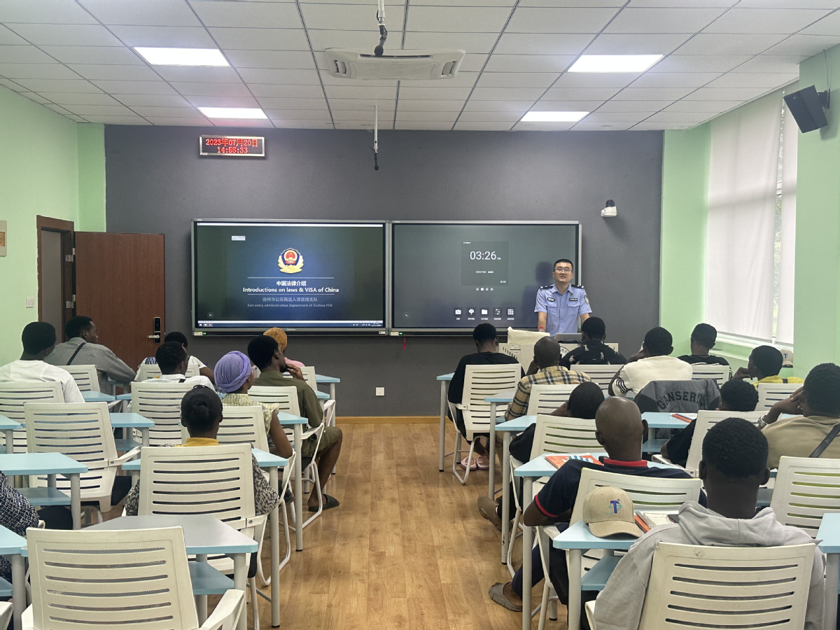 The Safety Education Lecture for International Students Held